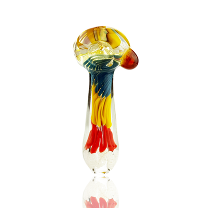 4" Rasta Twisting Art Hand Pipe Spoon