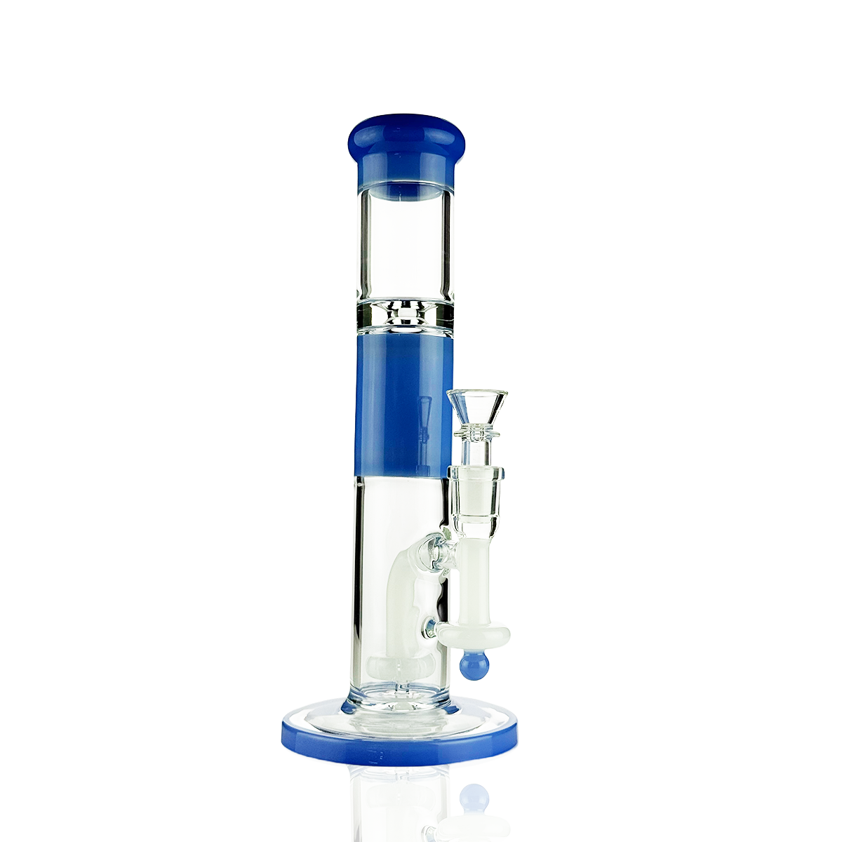 10" Straight Shooter with Ice Catcher with 14mm Male Bowl