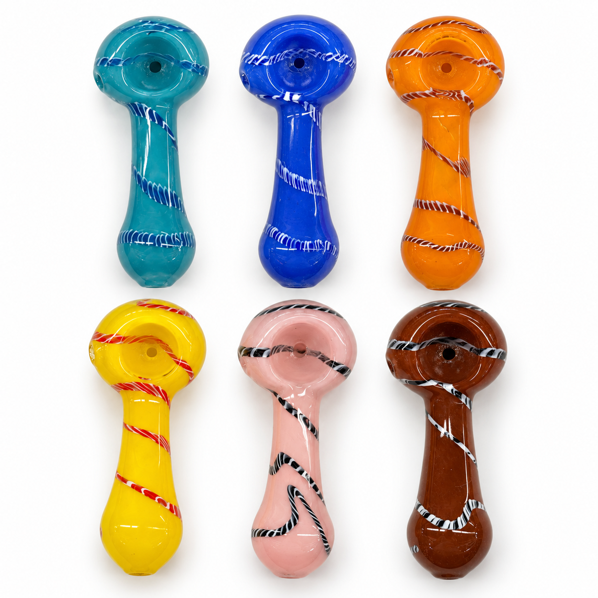 3.5-Inch Frit Glass Spoon Hand Pipe