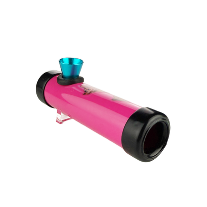 4" Acrylic Steam Roller Hand Pipe Labubu Design