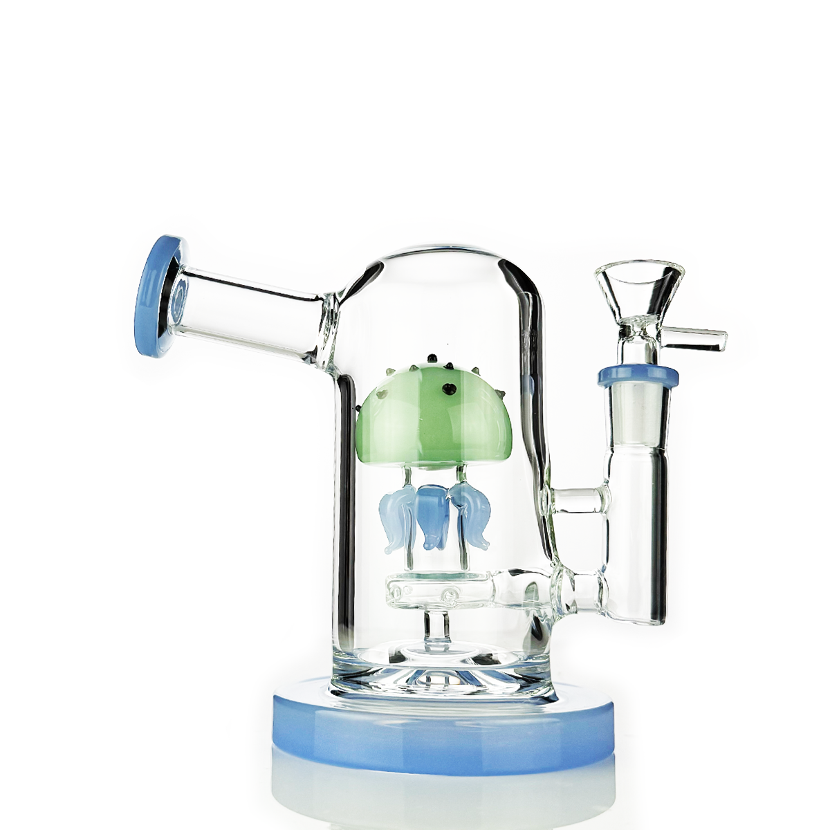 7-Inch Mushroom Shower Slime Water Pipe with 14mm Male Bowl