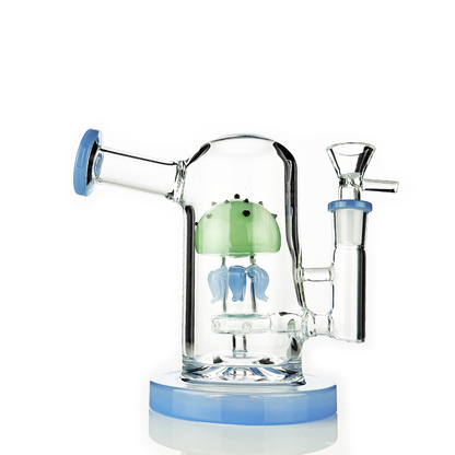 7-Inch Mushroom Shower Slime Water Pipe with 14mm Male Bowl