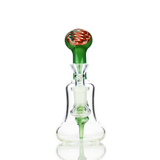 6.5" Water Pipe Bong with Slime Tube Shower and Reversal Mouth Design 14mm Male Bowl