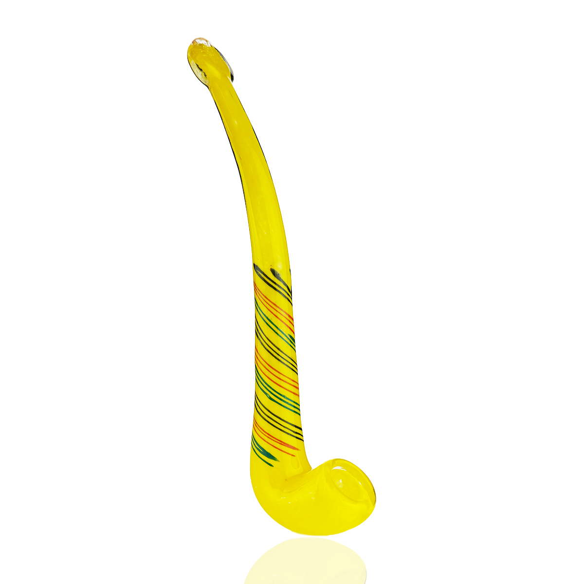 10" Color Frit Sherlock Pipe with Spiral Design – Wholesale Glass Hand Pipes