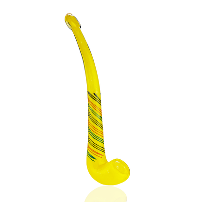 10" Color Frit Sherlock Pipe with Spiral Design – Wholesale Glass Hand Pipes