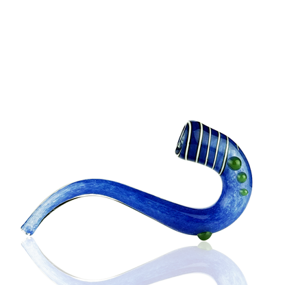 8" Frit Glass Sherlock Pipe – Wholesale Glass Hand Pipes