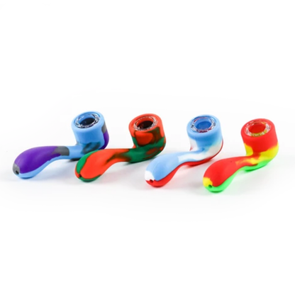 4.5-Inch Silicone Sherlock Hand Pipe