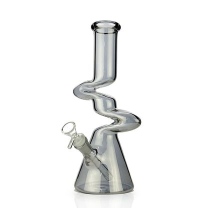 12" Zong Beaker Water Pipe Electro Pllated with 14mm Male Bowl