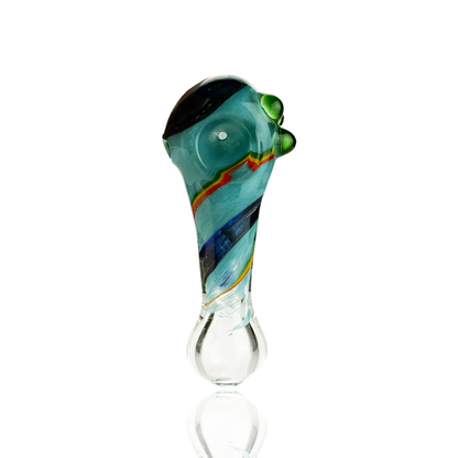 4.5" Slime Frit Dicro Hand Pipe Spoon