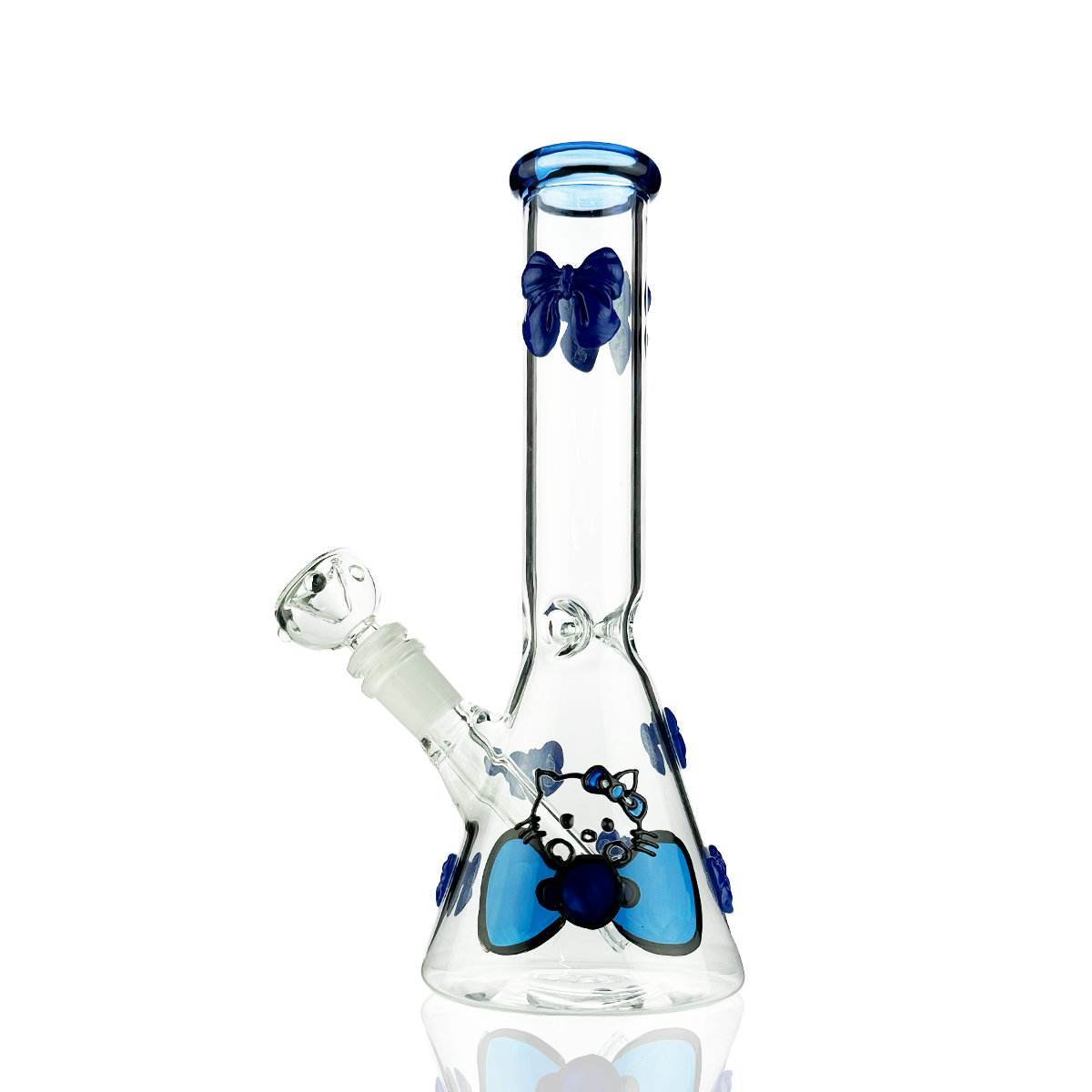 10" Water Pipe Beaker with 14mm Male Bowl
