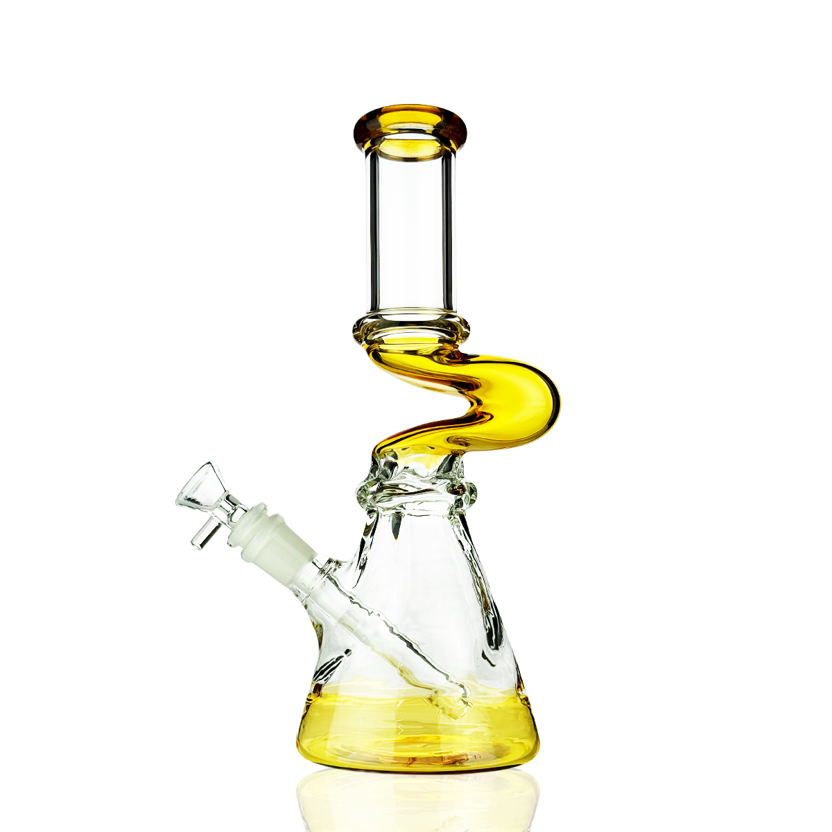 10-Inch Beaker Zong Water Pipe with 14mm Male Bowl