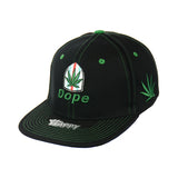 DOPE LEAF Embroidered Snapback Hat 100% Cotton