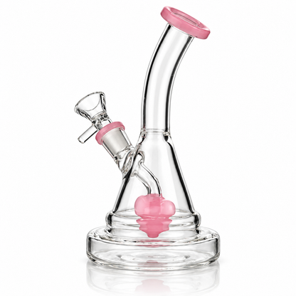 7-Inch Heart Shower Water Pipe with 14mm Male Bowl