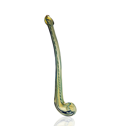 10" Silver Fume Sherlock Pipe with Twisting – Wholesale Glass Hand Pipes