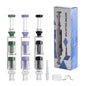 10" Nectar Collector Double Tree Percolator with 14mm Ceramic Nail