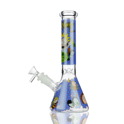 10" R&M Decal Beaker with 14mm Male Bowl