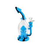 8" Silicone Mushroom Water Pipe with 14mm Male Bowl