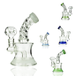5-Inch Water Pipe Bong with Twisted Neck and 14mm Male Bowl