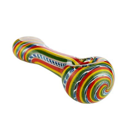 4.5" Rasta Twisting Hand Pipe Spoon
