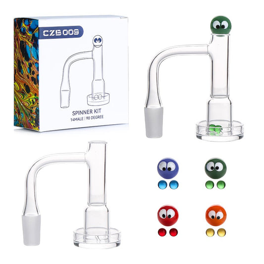 Quartz Spinner Kit 90° Banger Flat Top