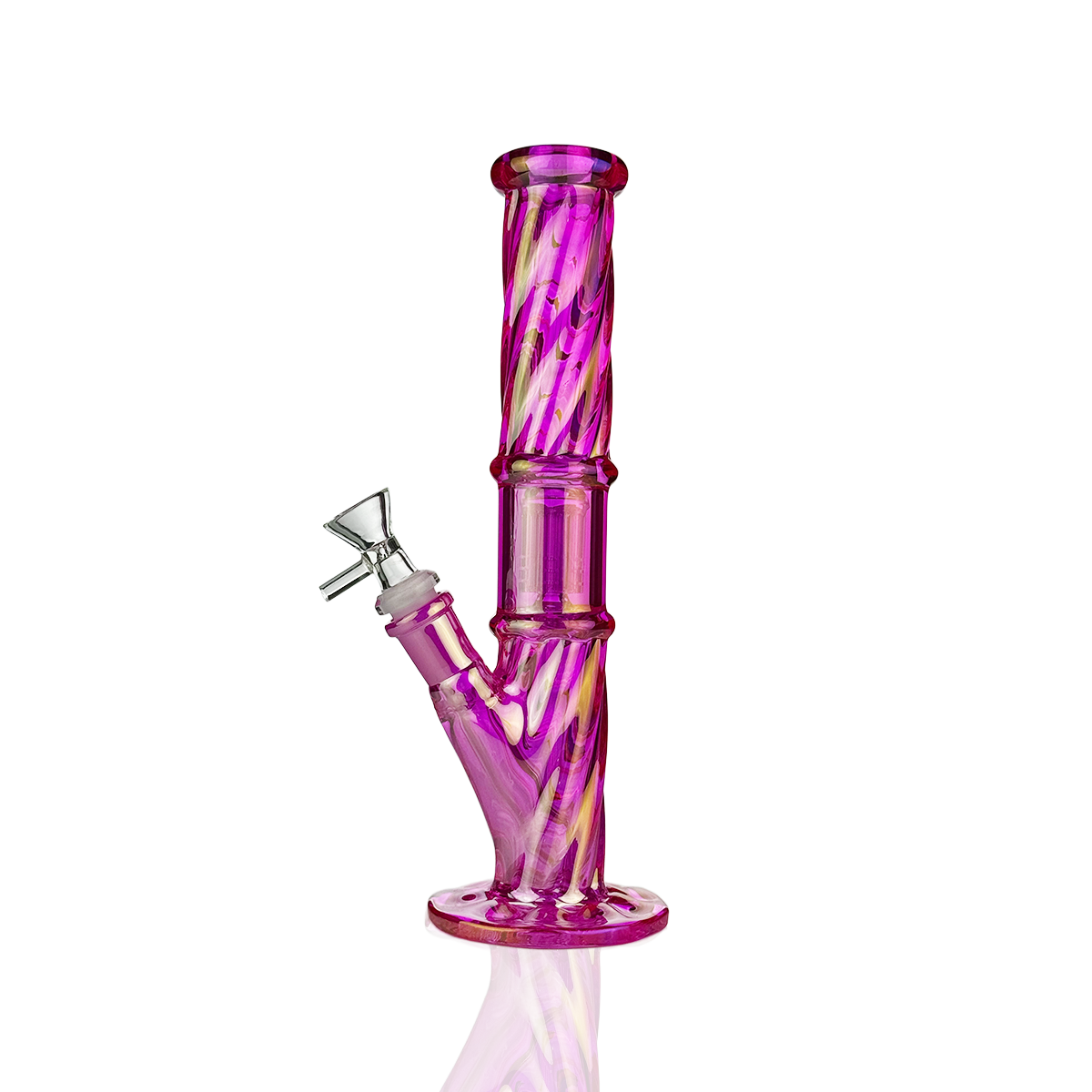 10-Inch Electro-Plated Straight Shooter Water Pipe