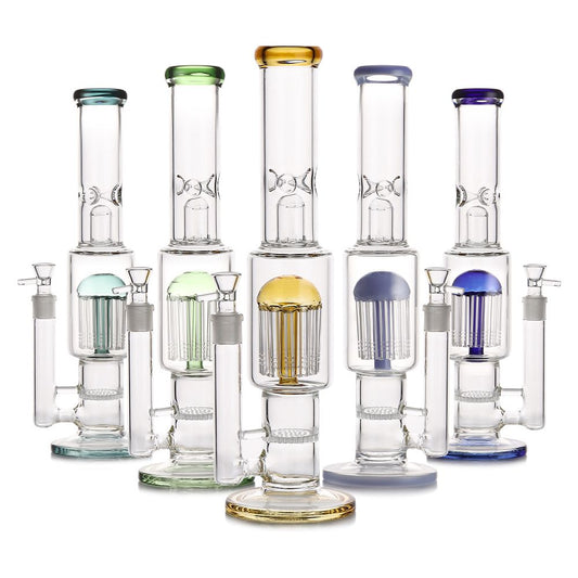 16" Tree Honey Water Pipe with 18mm Male Bowl