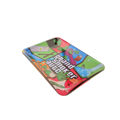 Small Rolling Tray – Grand Smoker Auto Design | 7in x 5in