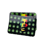 Weed Leaf Magnetic Lid Rolling Tray Small - Size 7in x 5in