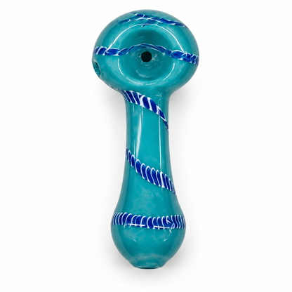 3.5-Inch Frit Glass Spoon Hand Pipe