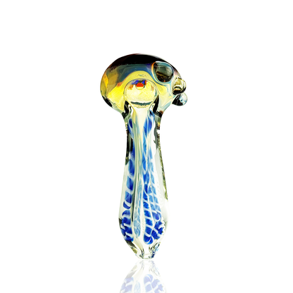 4.5" Hand Pipe Double Glass Twsiting Design