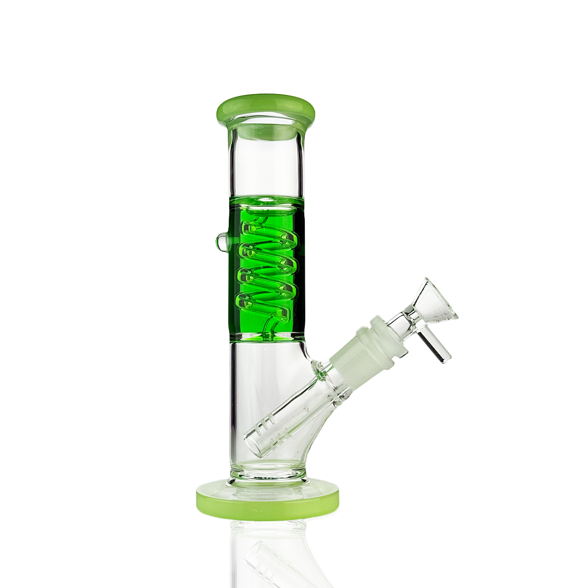 8" Glycerin Straight Shooter Water Pipe Bong | 14mm Male Bowl | Wholesale Glass
