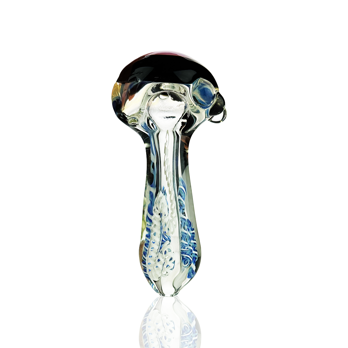 4.5" Hand Pipe Double Glass Twsiting Design