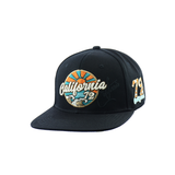 California Embroidered Snapback Hat