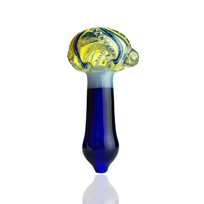 4.5" Hand Pipe Spoon with Twsiting Head Glass