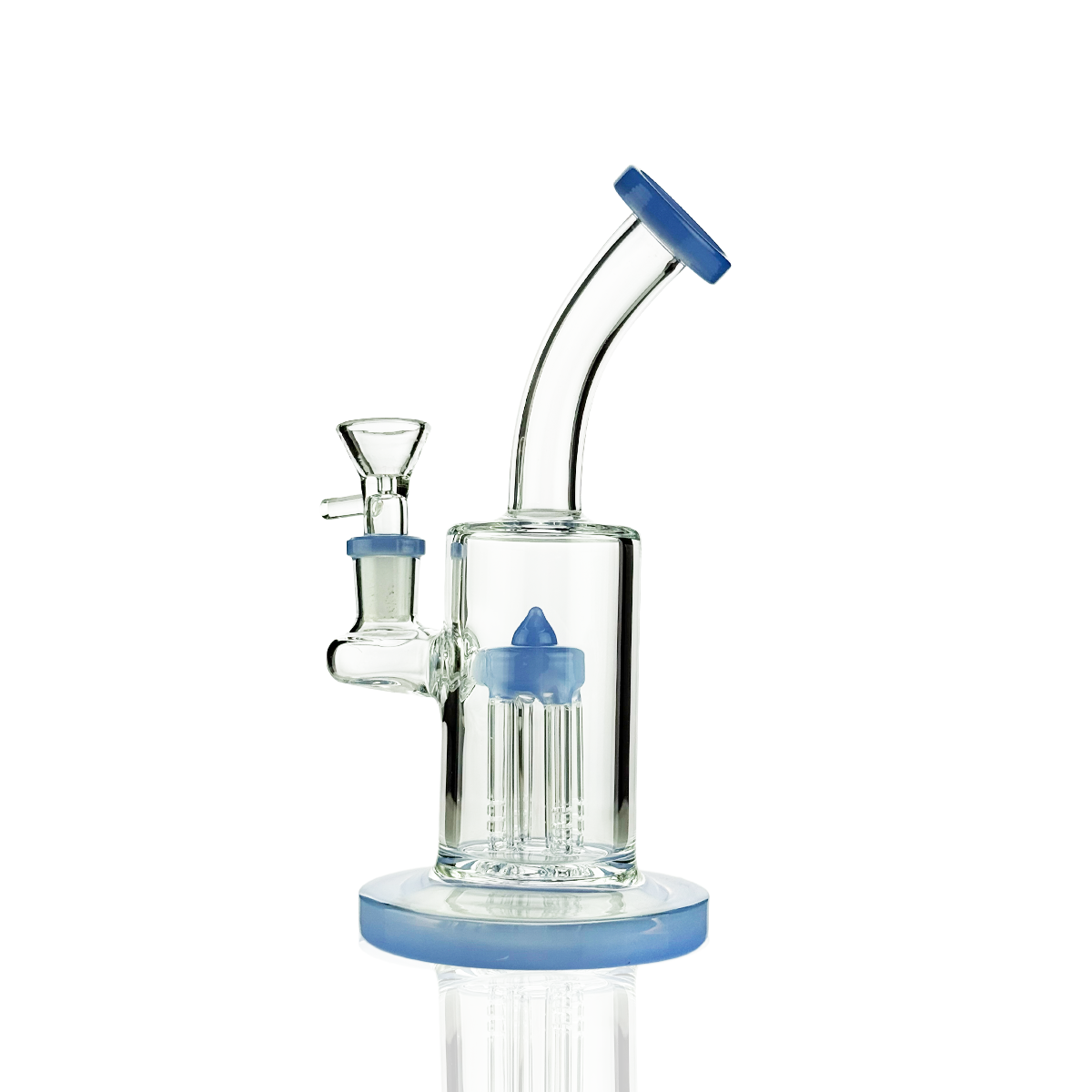 8" Tree Percolator Water Pipe with 14mm Male Bowl