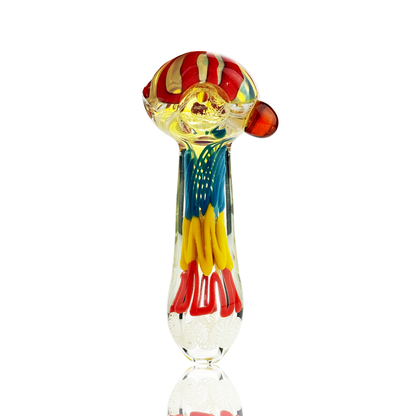 4" Rasta Twisting Art Hand Pipe Spoon