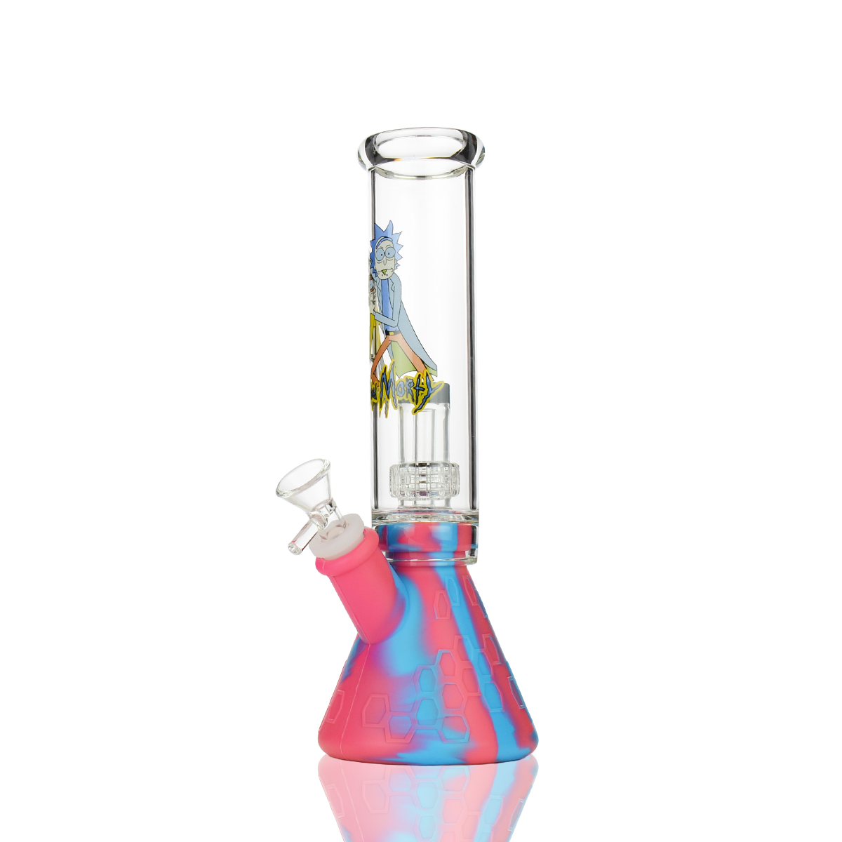 10" R&M Silicone Base Beaker with 14mm Male Bowl