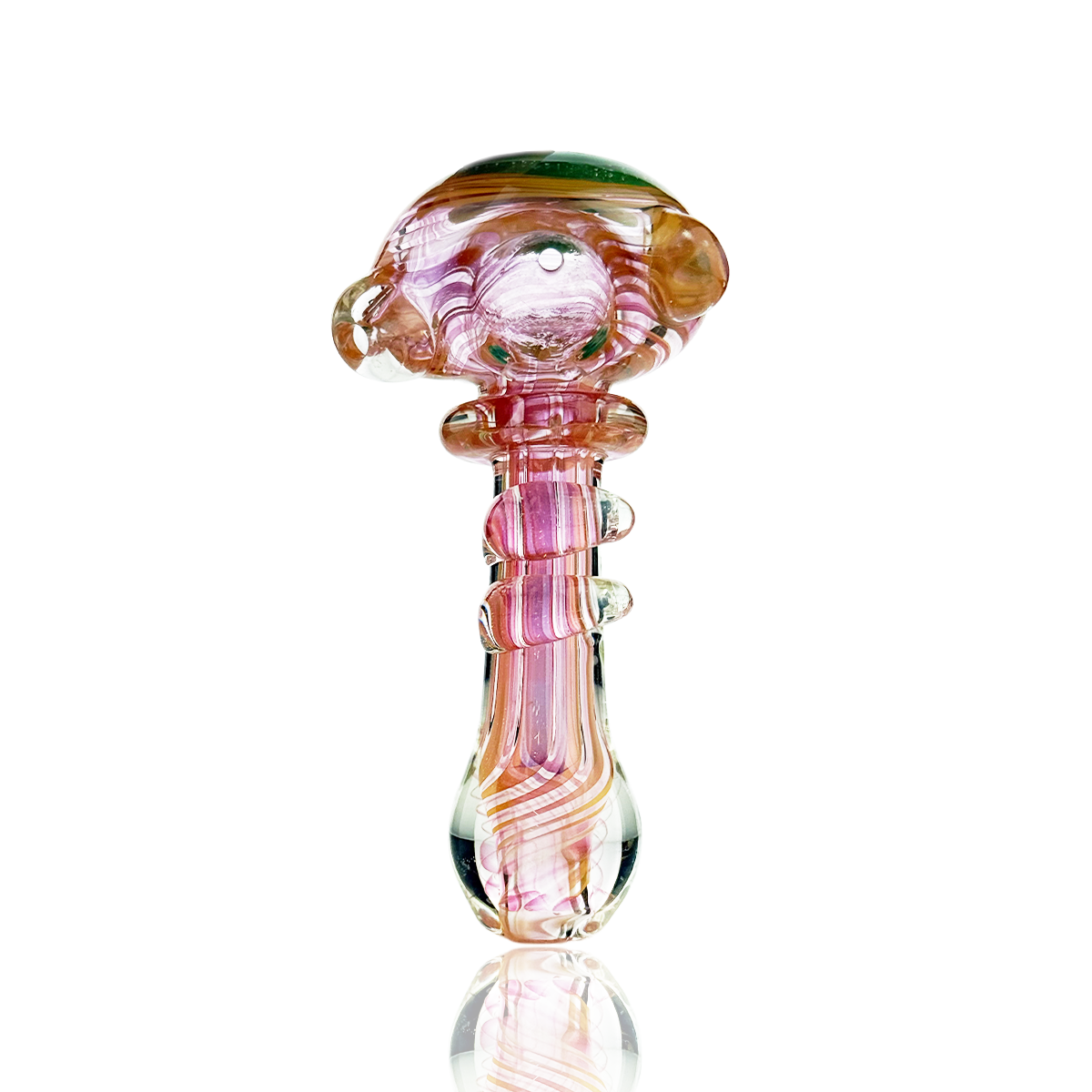 4.5" Gold Fume Hand Pipe Spoon