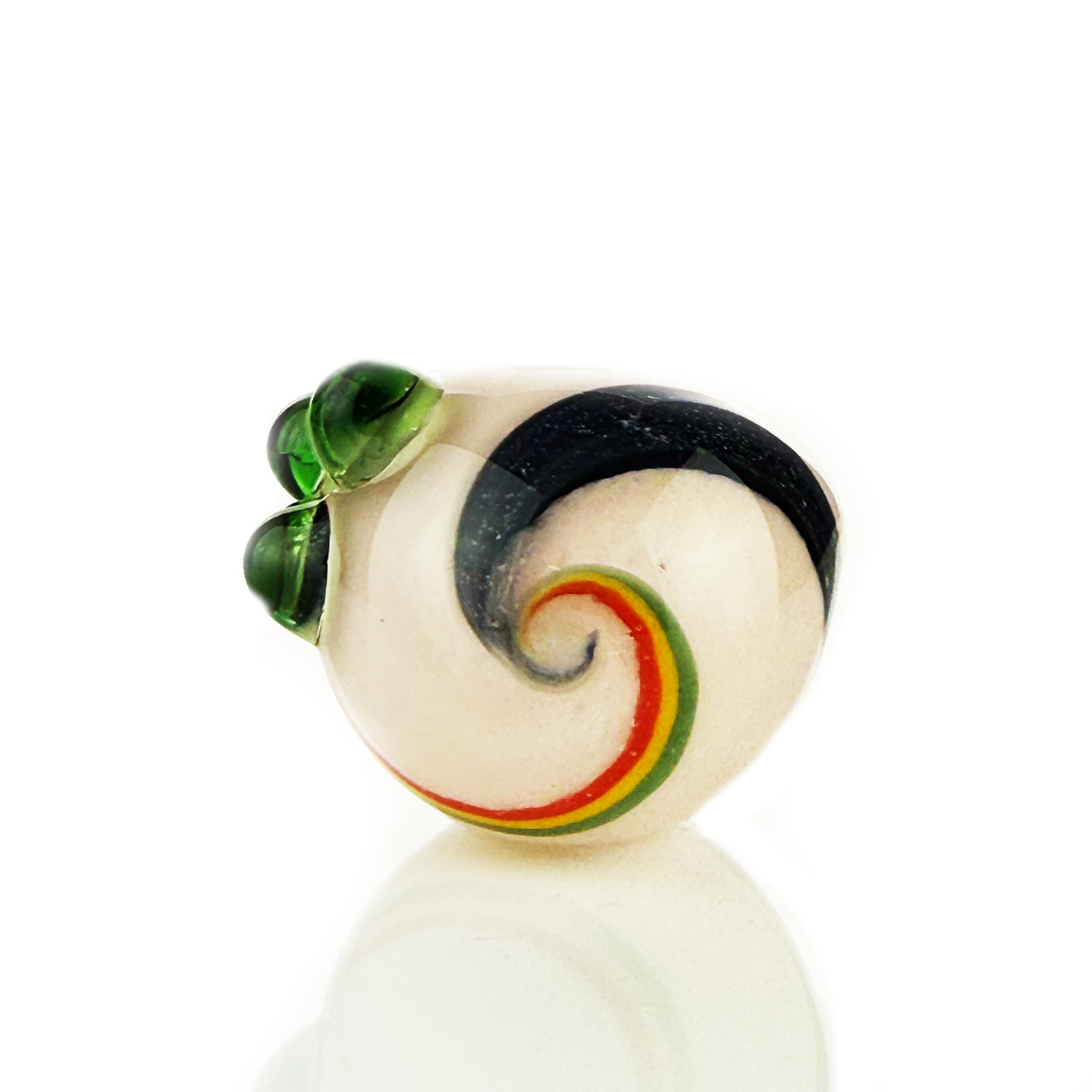 4.5" Slime Frit Dicro Hand Pipe Spoon