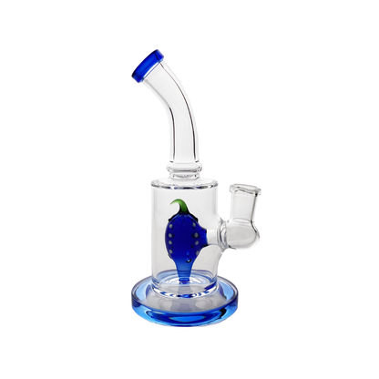 6" Water Pipe with Strawberry Shower and 14mm Male Bowl