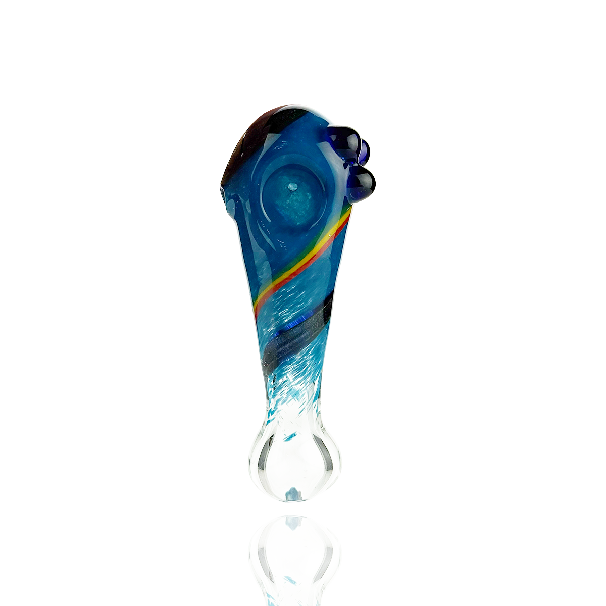 4.5" Slime Frit Dicro Hand Pipe Spoon