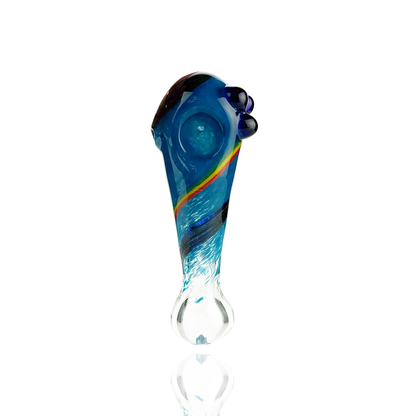 4.5" Slime Frit Dicro Hand Pipe Spoon