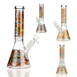 10" Day of The Dead Beaker with 14mm Male Bowls