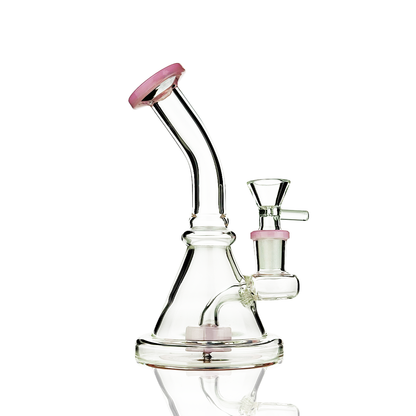 6" Conical Water Pipe Bong with 14mm Male Bowl with Sticker