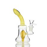 6.5" Water Pipe Bong with Slime Tube Shower and Reversal Mouth Design 14mm Male Bowl