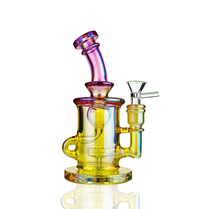 7" Recycler Electroplated Water Pipe with 14mm Male Bowl