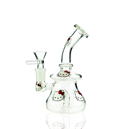6" Kitty Water Pipe with 14mm Male Bowl