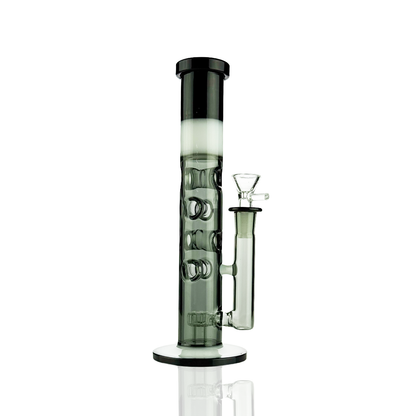 10" Full Color Tube Straight Shooter with 14mm Male Bowl