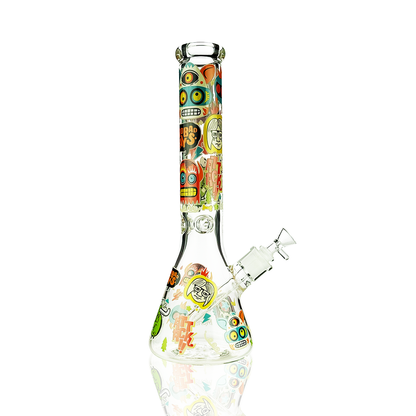 14" Big Thing Beaker 7mm Glass with 14mm Male Bowl