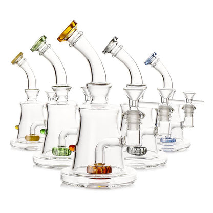 8" Water Pipe with Shower and 14mm Male Bowl